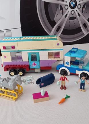 Lego friends трейлер для лошадей 41125