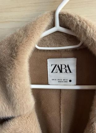 Пальто шуба zara xs2 фото