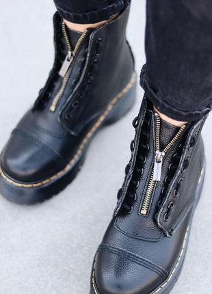 Женские ботинки dr. martens sinclair black zip6 фото