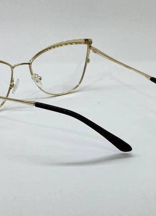 Оправа бабочка металлическая с ободком поляризация (с клипоном)