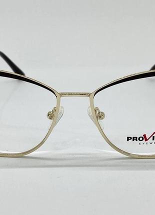 Оправа бабочка металлическая с ободком поляризация (с клипоном)