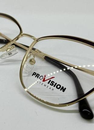 Оправа бабочка металлическая с ободком поляризация (с клипоном)