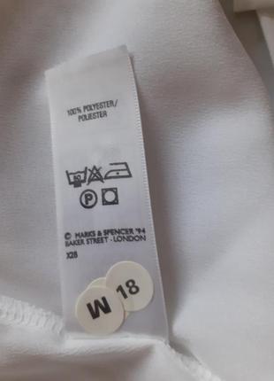 Белоснежная базовая блуза рубашка 🌹6 фото