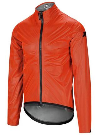 Чоловіча трьохшарова вело куртка assos equipe rs rain jacket targa (propeller orange)