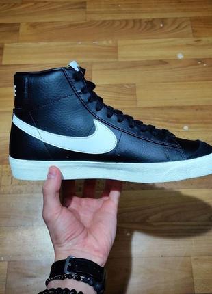 Nike blazer mid 77 vintage black5 фото