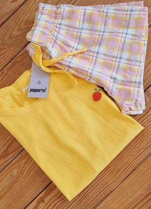 Піжама для дівчинки, зріст 158-164, колір жовтий6 фото