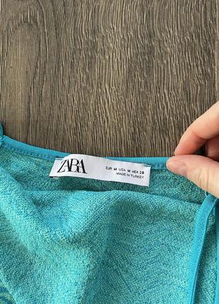 Сукня плаття блакитна zara7 фото