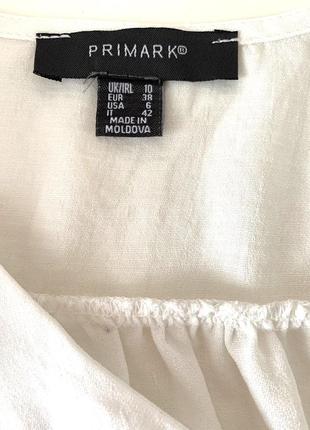 Супер стильная брендовая белоснежная блуза4 фото