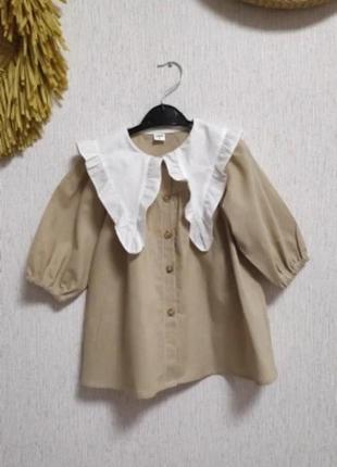 Платье с красивым воротником 7