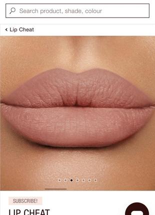 Мініатюра знаменитого олівця для губ charlotte tilbury lip cheat3 фото