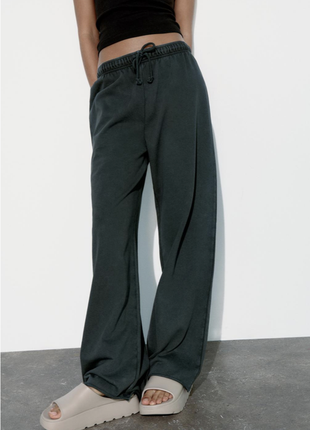 Хлопковые брюки zara