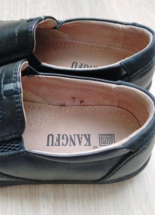Туфельки туфлі черевики дитячі чорні класичні шкіряні для хлопчика 35 розмір на свято як нові бу4 фото