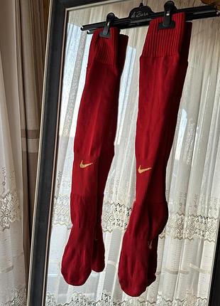 Спортивные гетры nike красного цвета 40-43
