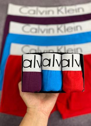 Труси calvin klein чоловічі (боксери, бавовна 93%), комплект з 3 шт.