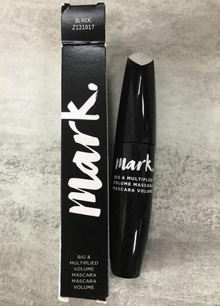 Avon mark туш для вій big & multiplied volume mascara 10 мл