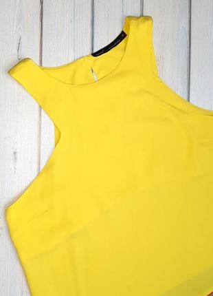 💥1+1=3 яскрава жовта блуза блузка next, розмір 48 - 503 фото
