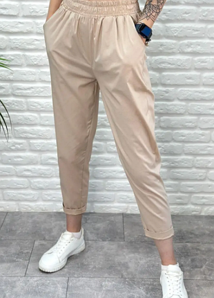 Летние штаны с подворотом 5 цветов  1703хф3 фото