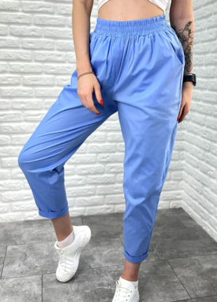 Летние штаны с подворотом 5 цветов  1703хф6 фото