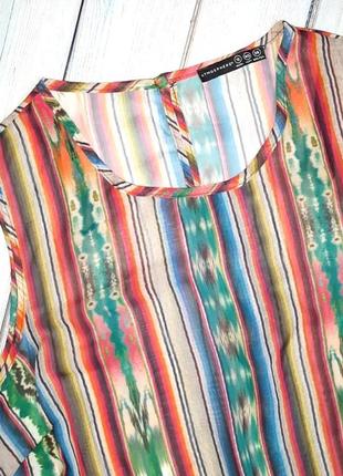 💥1+1=3 стильная разноцветная шифоновая блуза atmosphere, размер 46 - 486 фото