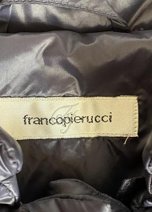 Пуховик демисезонный стильный модный дорогой б  ренд италии franco pierucci  размер m/l5 фото