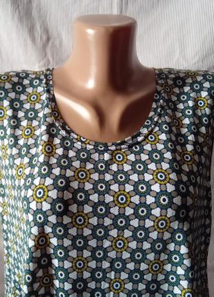 Блуза віскоза-масло   а-силует батал