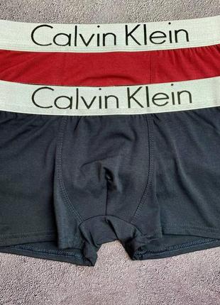 Труси ck. чоловічі труси calvin klein. набір чоловічих трусів 4 штуки7 фото