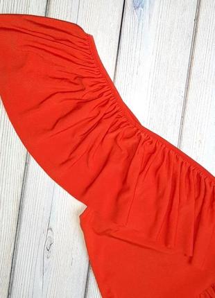 💥1+1=3 шикарна помаранчева святкова блуза zara, розмір 44 - 464 фото