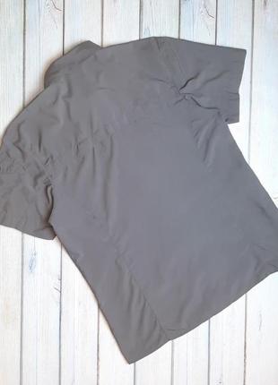 💥1+1=3 фирменная серая рубашка блуза блузка jack wolfskin оригинал, размер 48 - 504 фото
