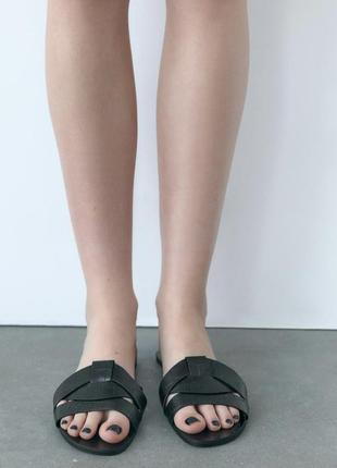 Тапочки zara нова колекція ,шльопанці zara нова колекція ,хіт сезону
