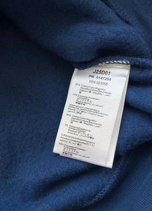 Новий світшот hugo boss navy blue stitched sweatshirt6 фото