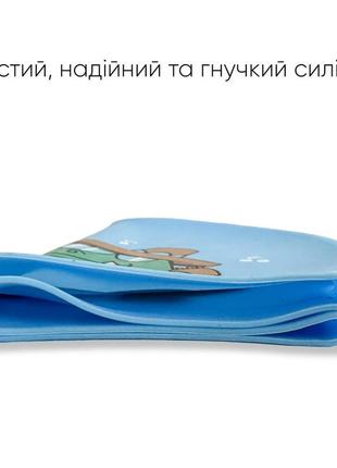 Детская шапочка для плавания renvo levico jr голубой osfm (1sc500-06)2 фото