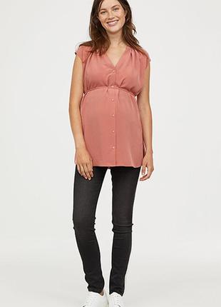 Оригинальные джинсы- skinny “мама” от бренда h&m 0469562050 разм. 52