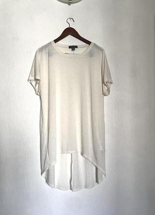 Футболка туника со льном