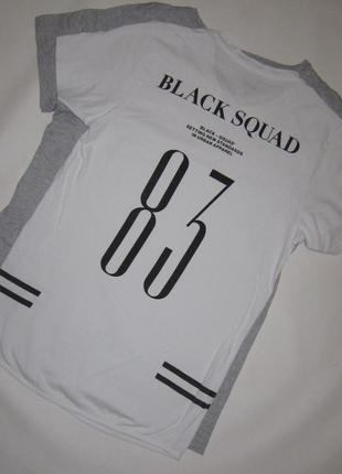 Белая футболка black squad германия3 фото