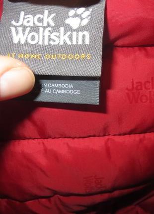 Стьобана куртка демісезон в принт jack wolfskin 8 років7 фото