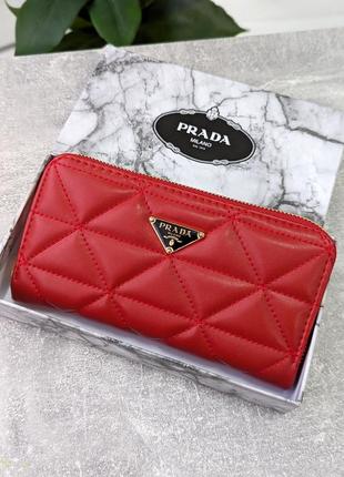 Гаманець prada великий8 фото