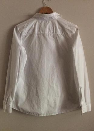 Классическая белая рубашка / 100% cotton6 фото