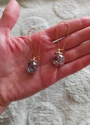 Серьги сережки кульчики hand made2 фото