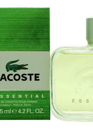 Lacoste essential чоловіча туалетна вода 125 ml ( лакоста ессеншіал) парфуми чоловічі1 фото