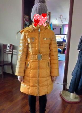 Куртка-пальто для дівчинки р. 130