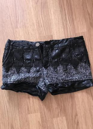 Шорти теплі єко кожа