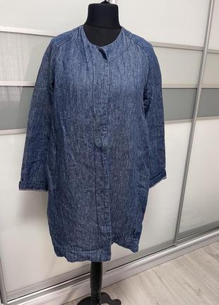 Лляна накидка/лляний плащ