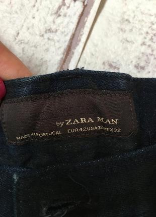 Джинсові шорти zara з квітковим принтом5 фото