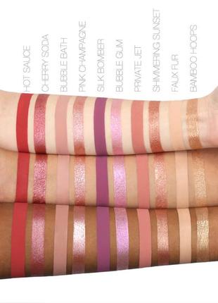 Набор трио huda beauty жидкие тени для век melted shadows soft pinks trio3 фото