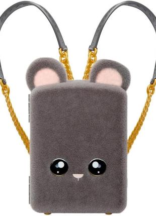 Набір на на на з лялькою 3 в 1 рюкзак маріси маус na! na! na! surprise mini backpack marisa mouse na! na!5 фото