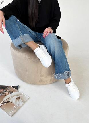 Кеди шкіряні