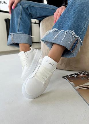 Кеди шкіряні