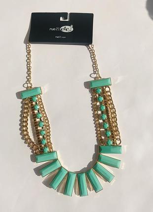 Нове красиве колье ожерелье на цепочці ❤️ сша