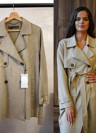 Тренч пальто zara