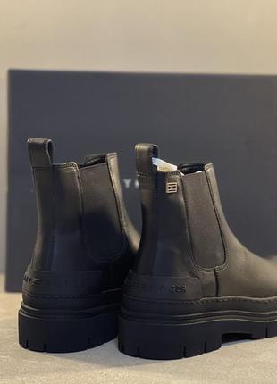 Tommy hilfiger casual leather ankle boots